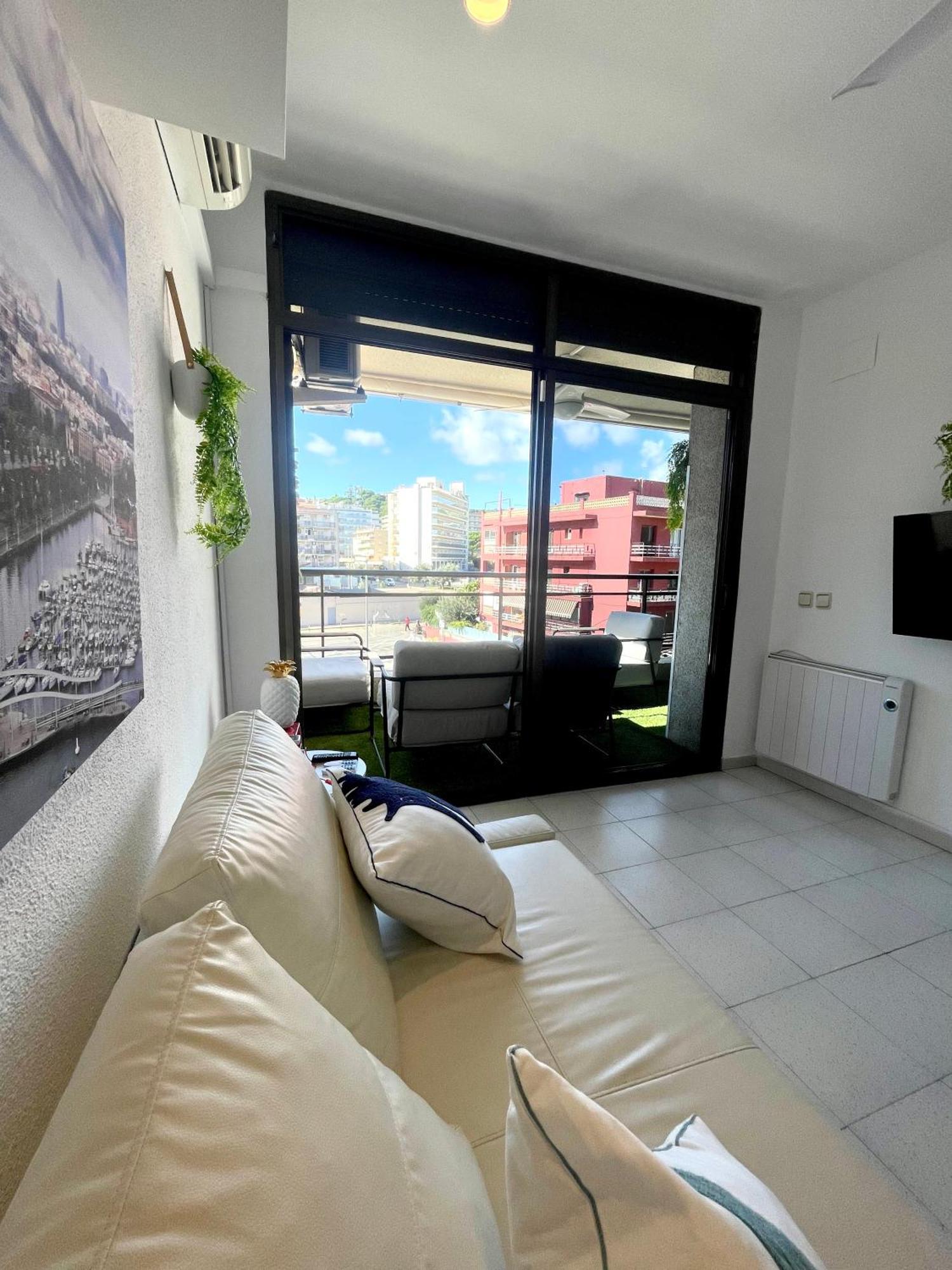 Apartemento Piscina Centro Calella 3 Min Playa Luaran gambar