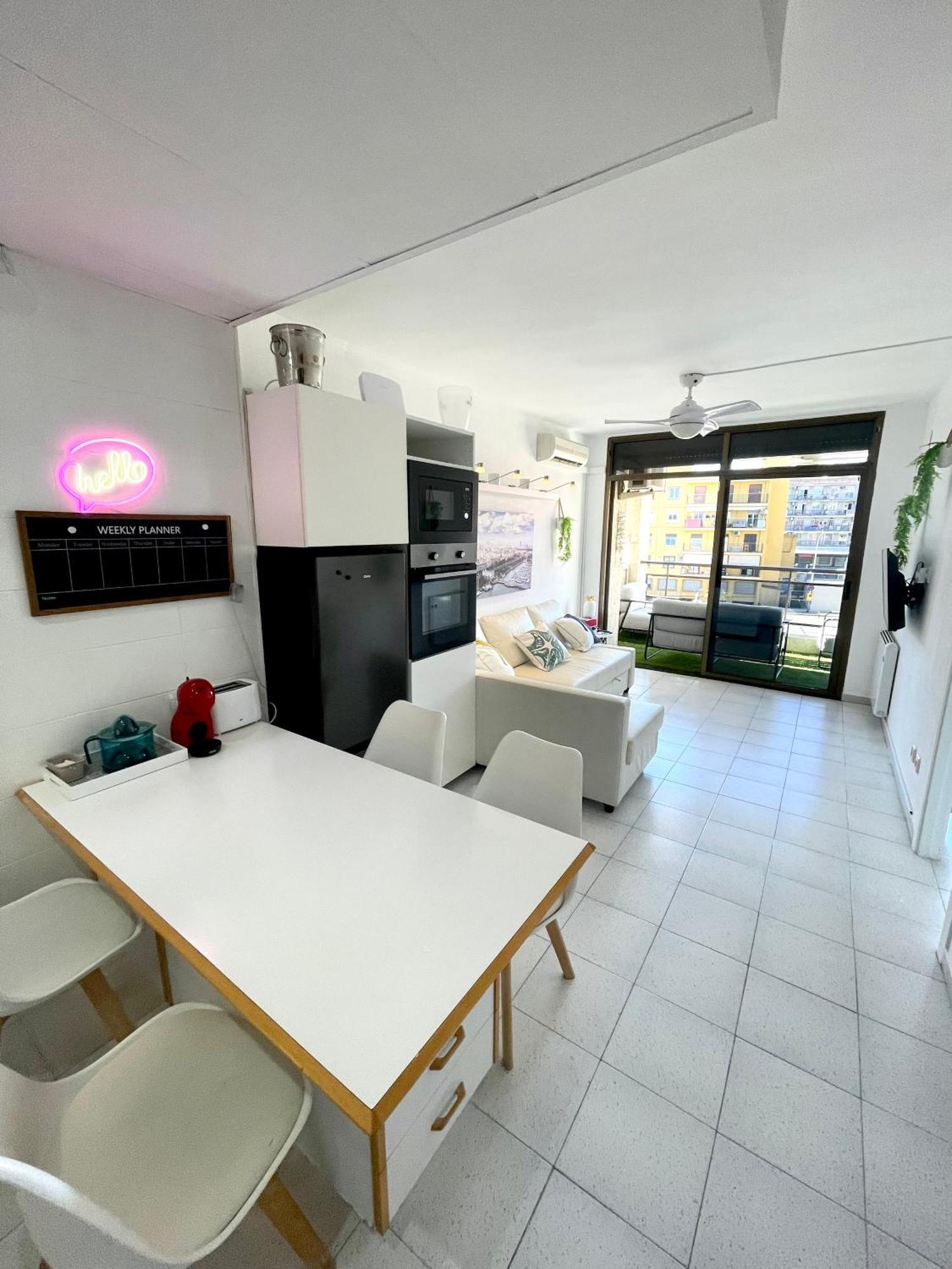 Apartemento Piscina Centro Calella 3 Min Playa Luaran gambar
