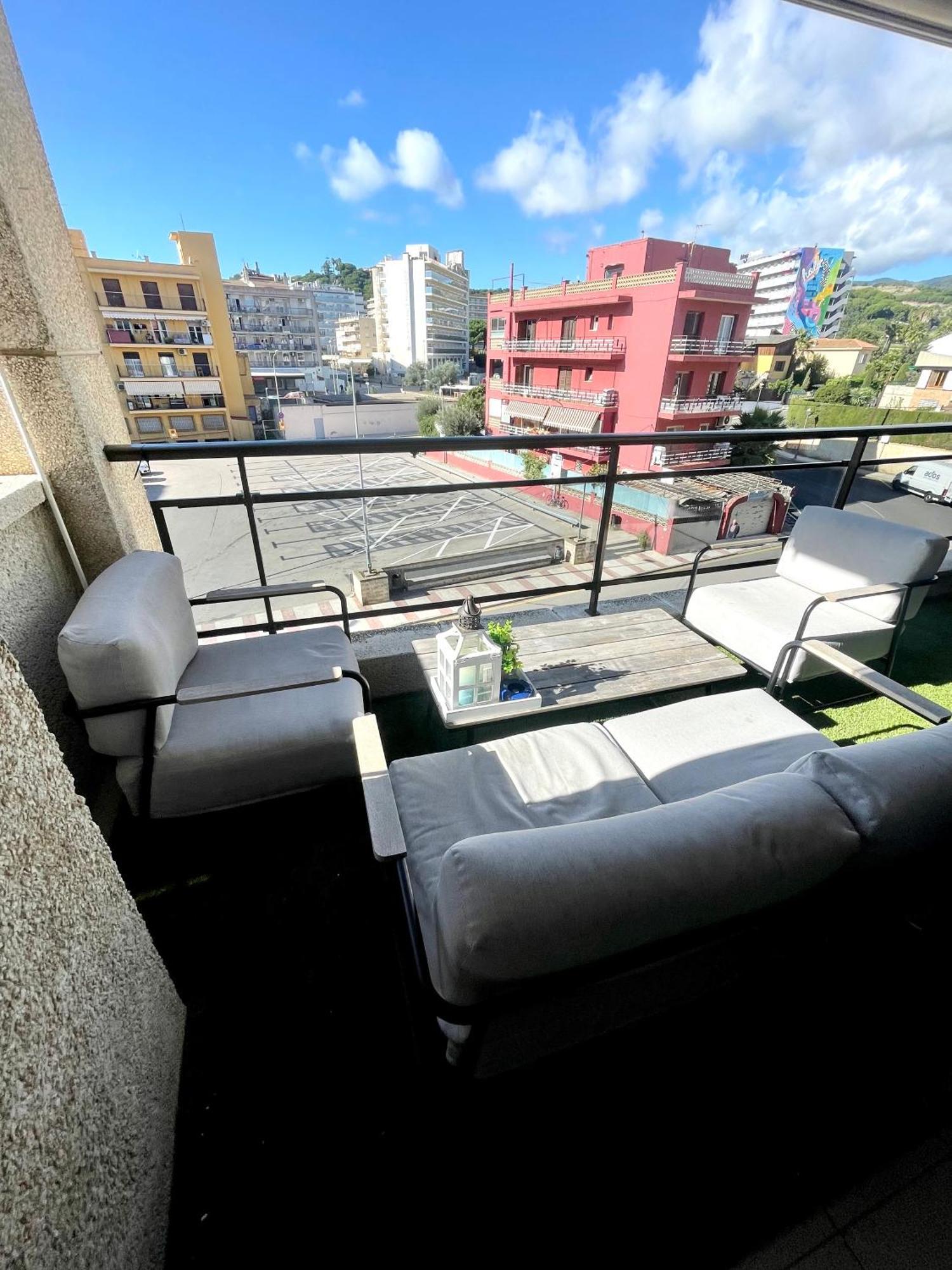 Apartemento Piscina Centro Calella 3 Min Playa Luaran gambar