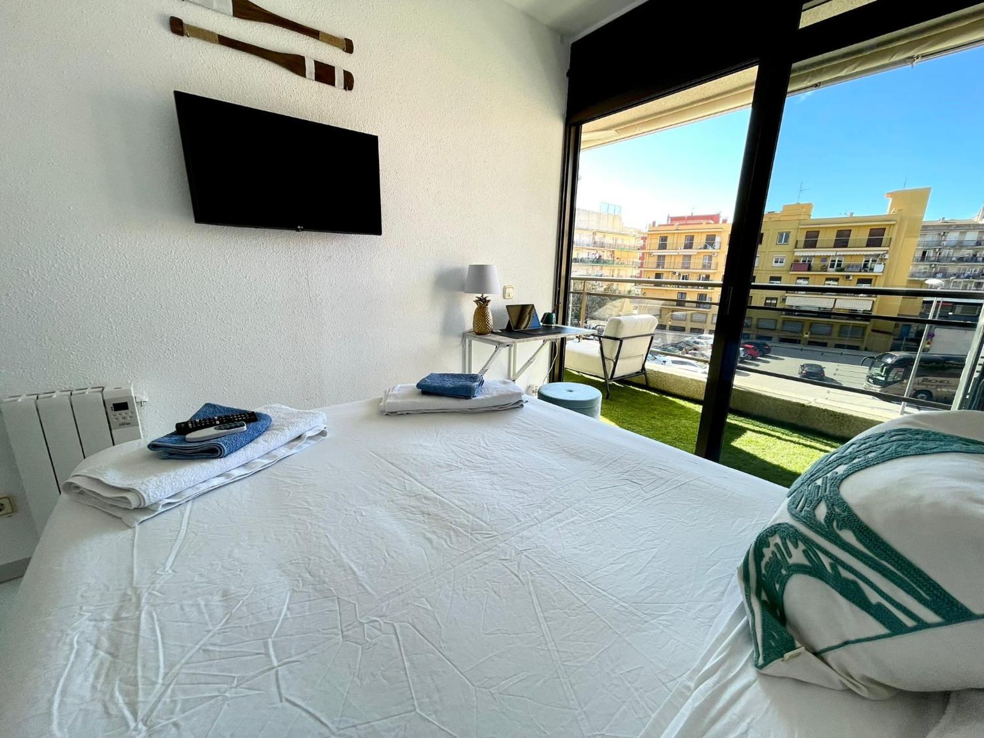 Apartemento Piscina Centro Calella 3 Min Playa Luaran gambar